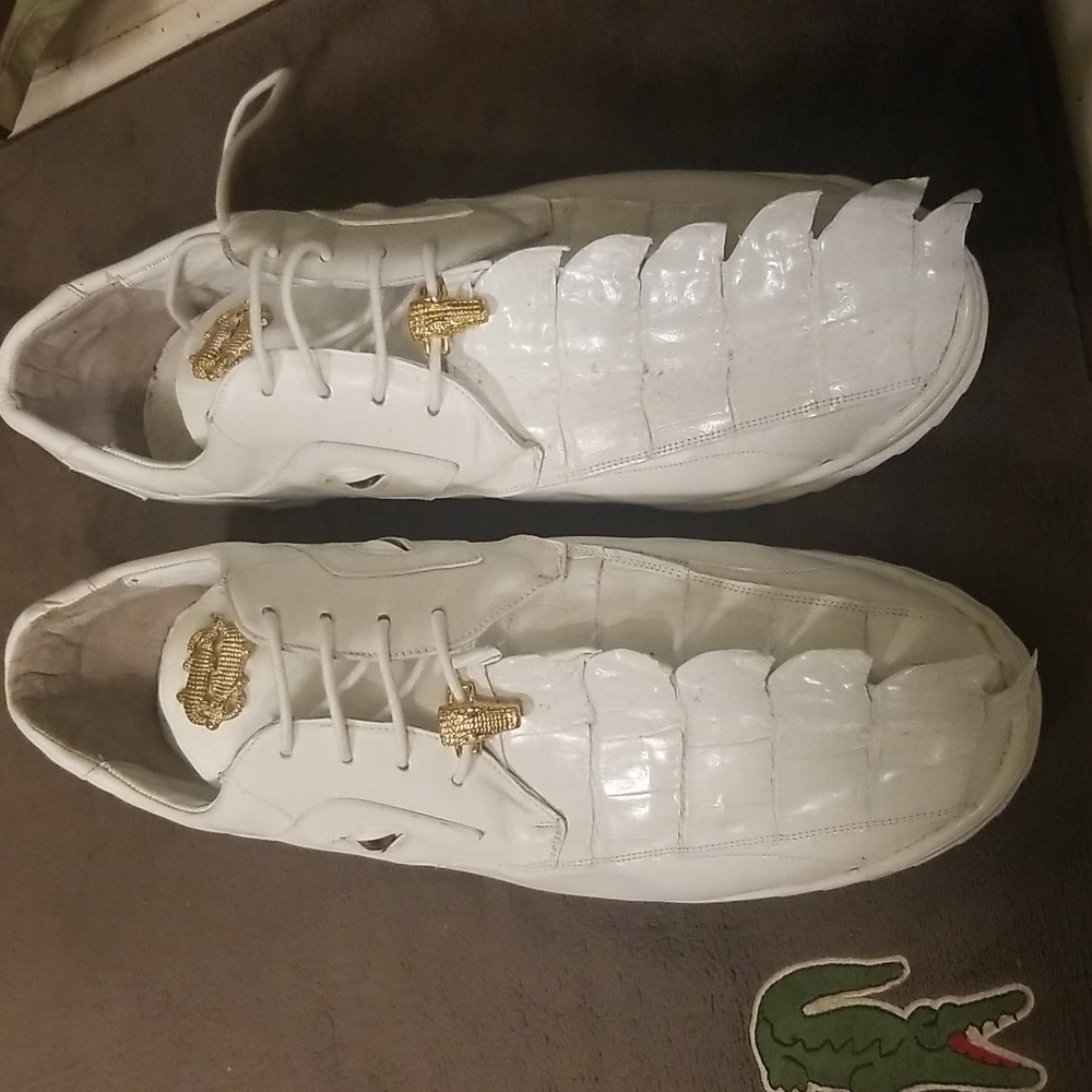 Belvedere crocodile casual shoes white - Picture 2 of 3